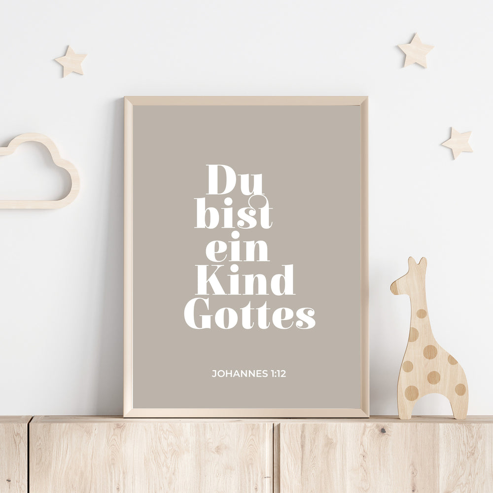 "Du bist ein Kind Gottes" Digitales Bild